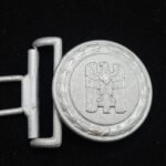 Deutsches Rotes Kreuz (DRK) – Field Belt Buckle – Aluminium – “Ges. Gesch. 2”