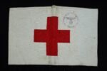 Luftwaffenlazarett Goslar – DRK Medical Armband with Red Cross and Unit Stamp