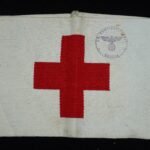 Luftwaffenlazarett Goslar – DRK Medical Armband with Red Cross and Unit Stamp
