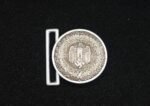 Wehrmacht Feldbinde – Officers' Belt Buckle – Aluminium