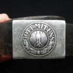 Wehrmacht Heer Belt & Buckle – Gott Mit Uns – Belt Size 86