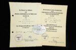 2x Award Docs & Erkennungsmarke - Unteroffizier - Infanterie-Regiment 16