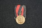 German Anschluss Medal – 13 March 1938 – Mounted for Wear
