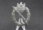 Infantry Assault Badge in Silver – Infanterie-Sturmabzeichen - Unmarked Josef Bergs & Co, Gablonz.