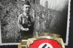 NSDAP Sympathie-Buckle – Steel, D.R.G.M. + Rare Photo of one in wear! - Image 2