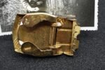 NSDAP Sympathie-Buckle – Steel, D.R.G.M. + Rare Photo of one in wear! - Image 3