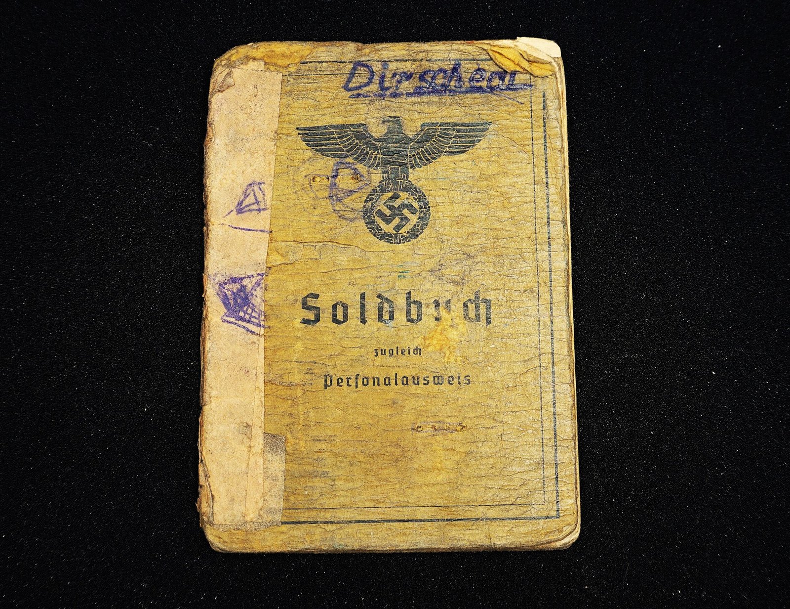 DSC02919 Soldbuch – Grenadier-Regimenter 481 & 476, Granatwerfer-Kompanie 256 - 256. Volksgrenadier-Division (Holland!) - MP 44 - Image 1
