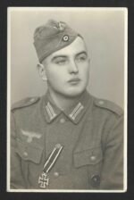 Wehrmacht Studioportrait - Eisernes Kreuz 2. Klasse